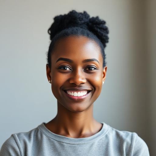 Ama Osei, freelance designer in Accra